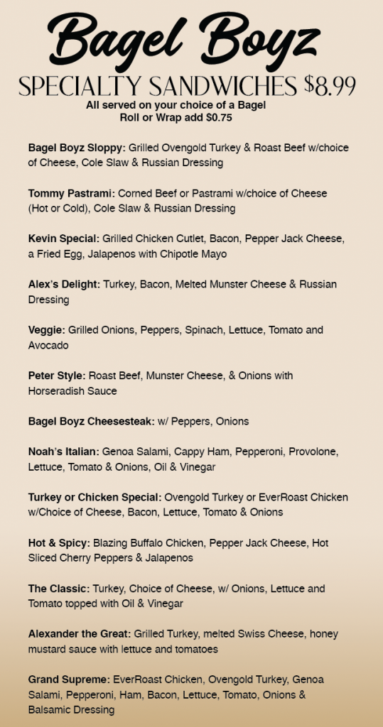 BagelBoyzNJ Best Bagel Shop in Hazlet NJ