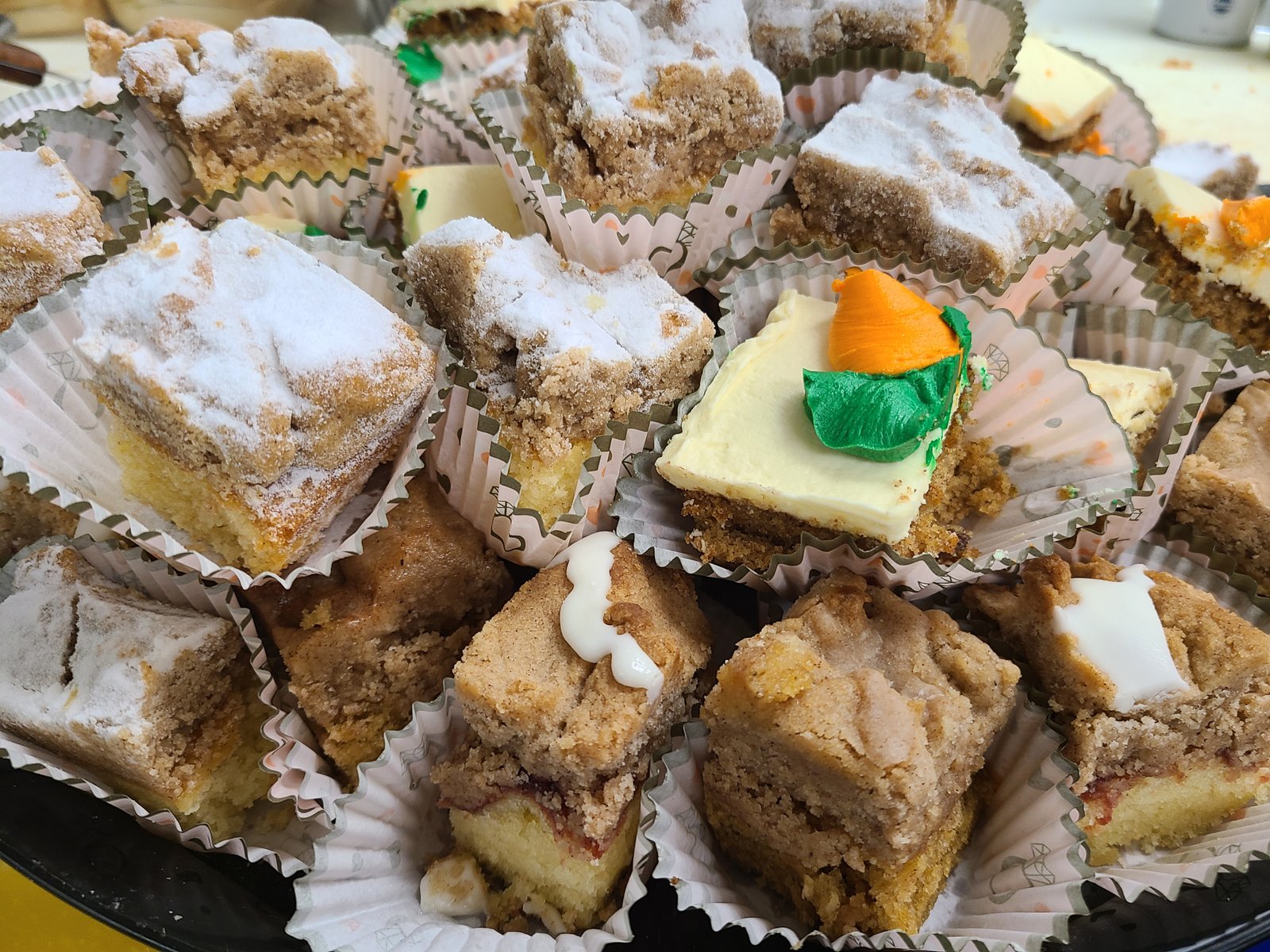 Crumb Cake Bite Platter