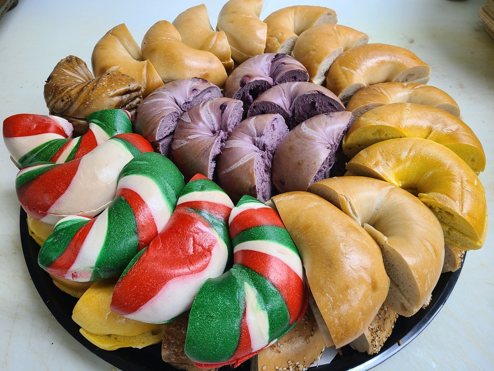 Specialty & Rainbow Bagel Platter