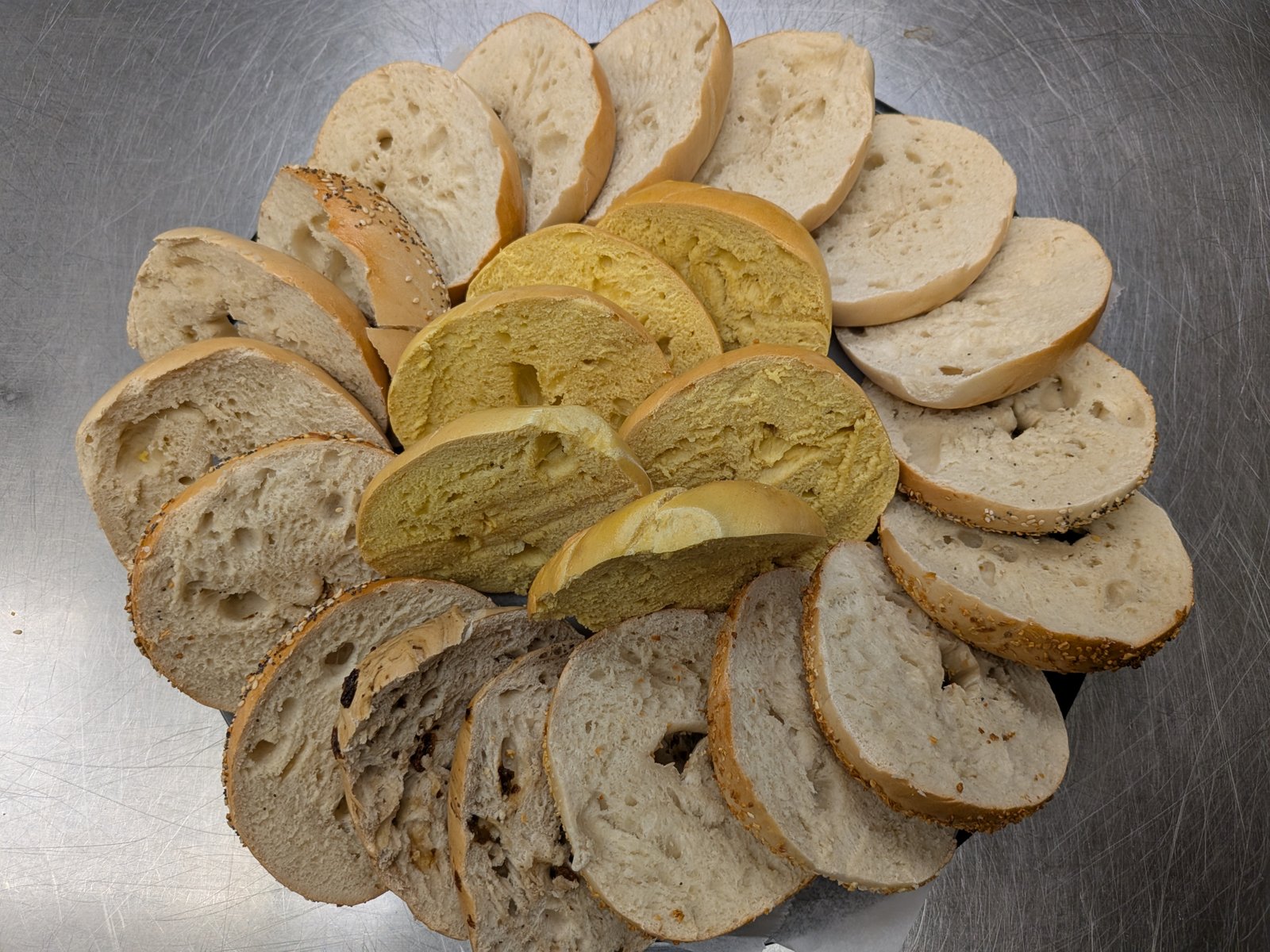 Assorted Sliced Bagel Platter